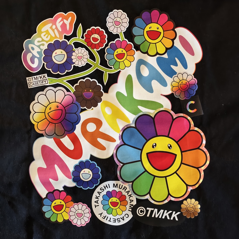 Casetify X Murakami Black Graphic Tee